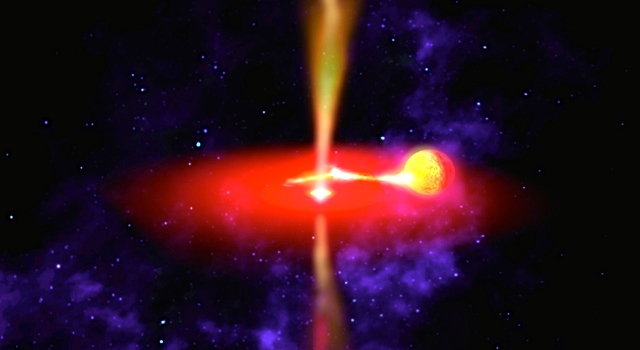NASA JPL’s artist illustration of black hole GX339-4